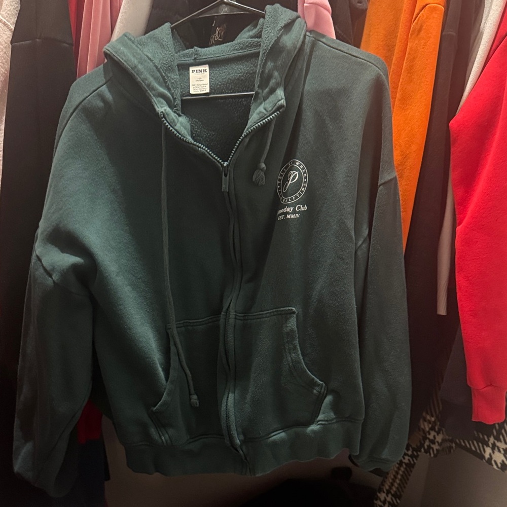 Victoria's Secret Dark Green Bomber Jacket